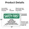 Signmission Safety Culture Sign, 14 in Width, Plastic, Rectangle OS-2PACK-SF-P-1014-L-10564 - alternate 5